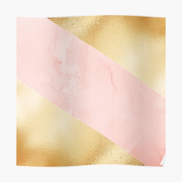 Pink And Gold Posters Redbubble - roblox icon aesthetic pink marble