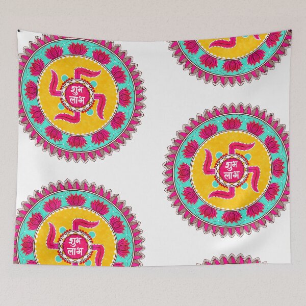 Item preview, Copy of Copy of Happy Diwali..Shubh labh..  Diwali Print designed and sold by Prita-D.