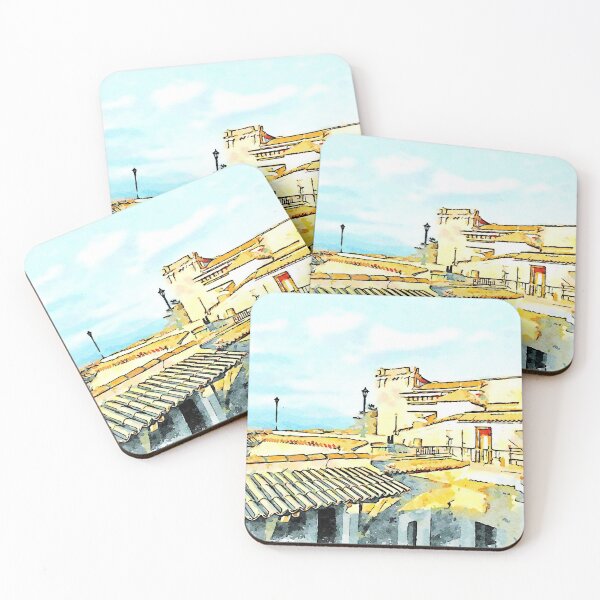 Item preview, View of buildings from the top of the terraces designed and sold by Giuseppe Cocco.