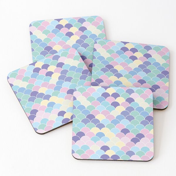 Item preview, Fish scales pattern multicolor designed and sold by Kamiri.