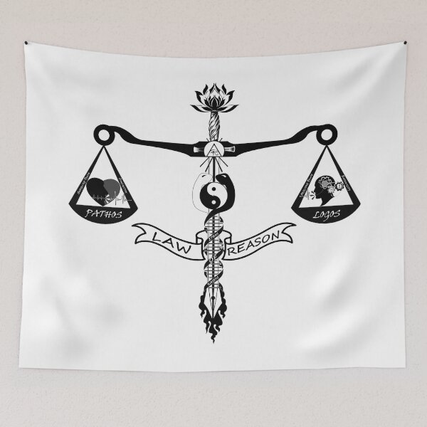 Item preview, Law of Reason Podcast Logo designed and sold by TheQuoteBro.