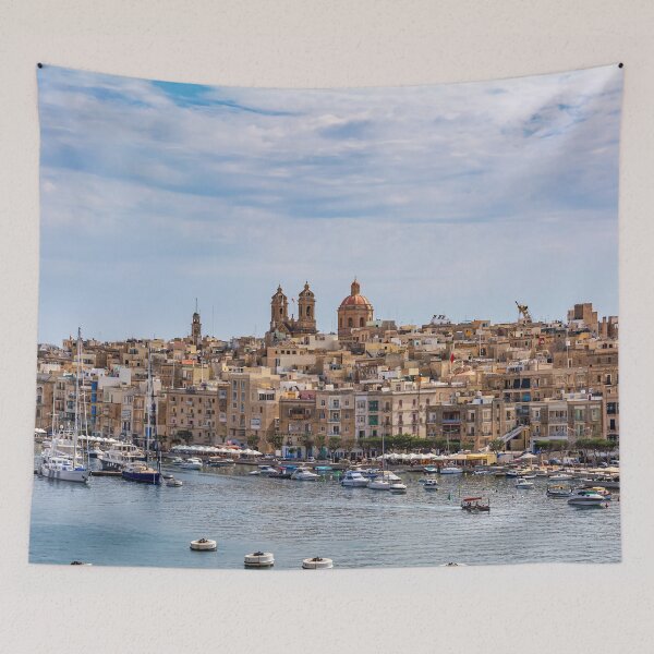 Item preview, Cityscape of Senglea, Malta designed and sold by lena-maximova.