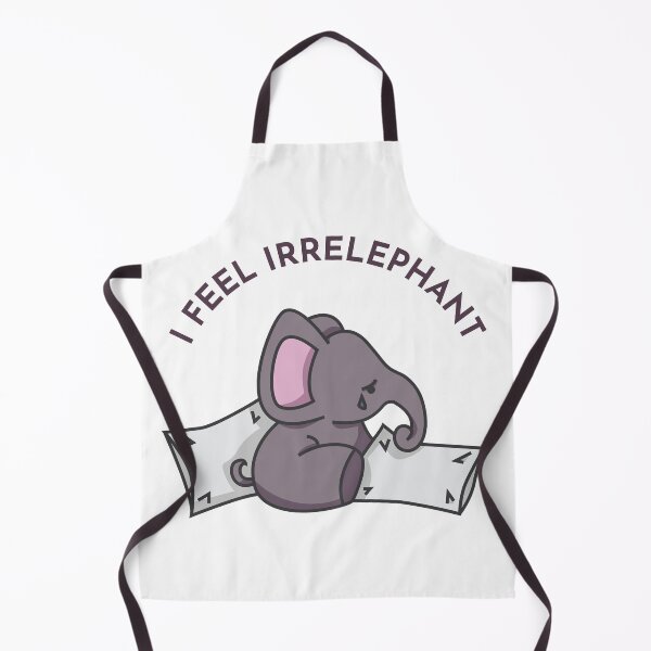 Item preview, I feel irrelephant ver 2 designed and sold by The British Bunny Hop Shop.