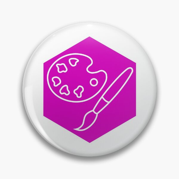 Item preview, Art Hexagon Logo with white border designed and sold by gripperz.
