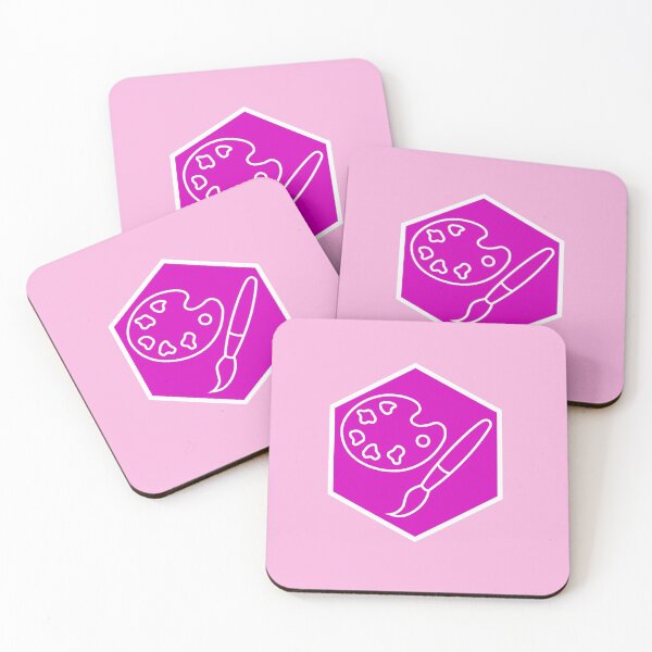 Item preview, Art Hexagon Logo with white border designed and sold by gripperz.