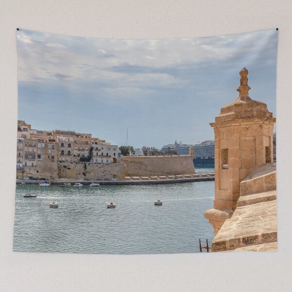 Item preview, Corner watchtower on Fort Saint Angelo in Birgu designed and sold by lena-maximova.