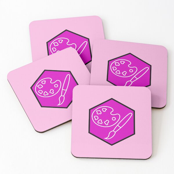 Item preview, Art Hexagon Logo with black border designed and sold by gripperz.