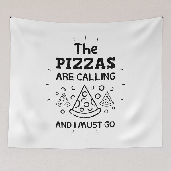 Item preview,  The Pizzas are Calling and IMust Go Funny gift idea  designed and sold by DESIGNNOUR.