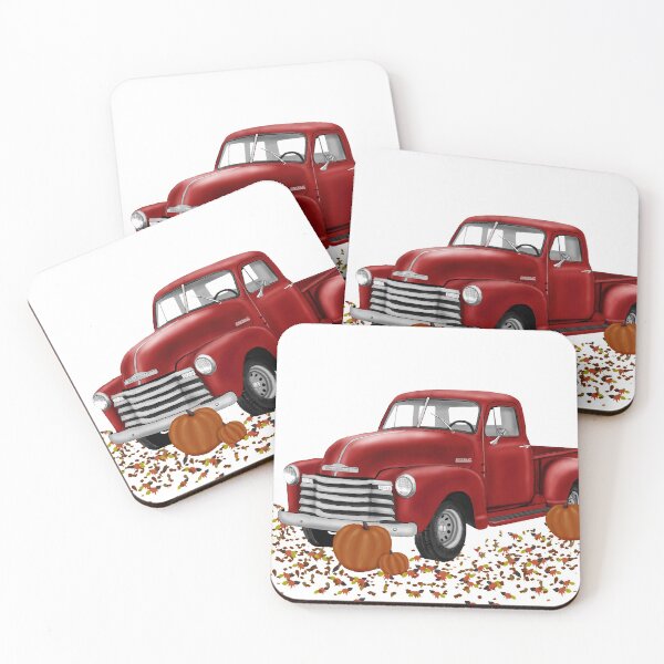 Item preview, Red Truck Fall No BG designed and sold by Sarah-Lynn Brown.