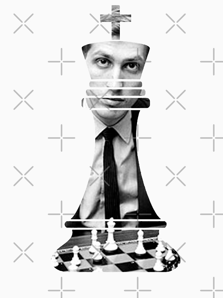 Bobby Fischer King of Chess Art Board Print by LoveGalBlackTan