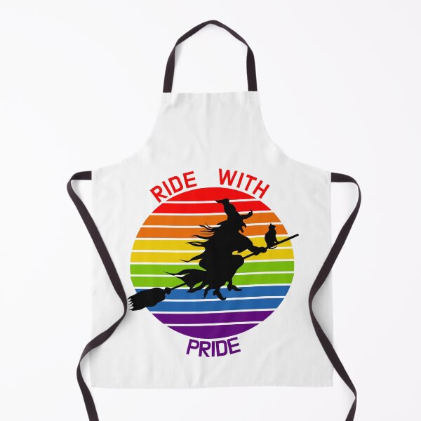 Item preview, Ride with pride witch / gay pride rainbow witch halloween designed and sold by portrait4you.