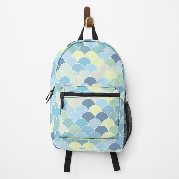 Item preview, Fish scales pattern multicolor green designed and sold by Kamiri.