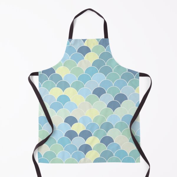 Item preview, Fish scales pattern multicolor green designed and sold by Kamiri.