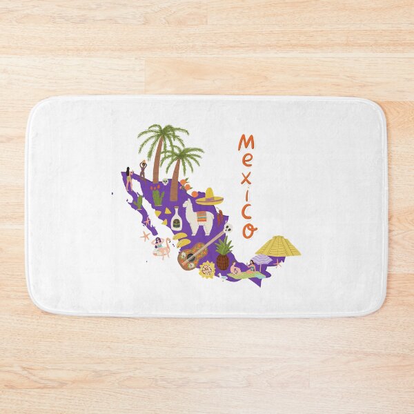 Item preview, Mexico lettering & Lama (purple) designed and sold by HelgaScand.