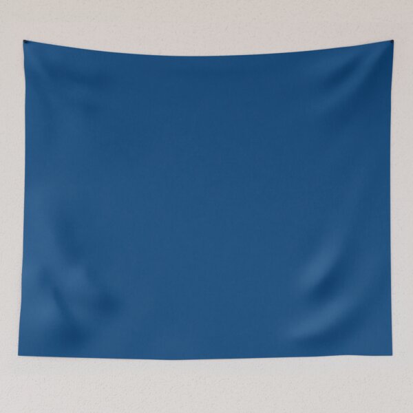 Item preview, Dark Cerulean Blue Single Solid Colour - Colours By Unfairly Dismissed designed and sold by LJWDesigns.