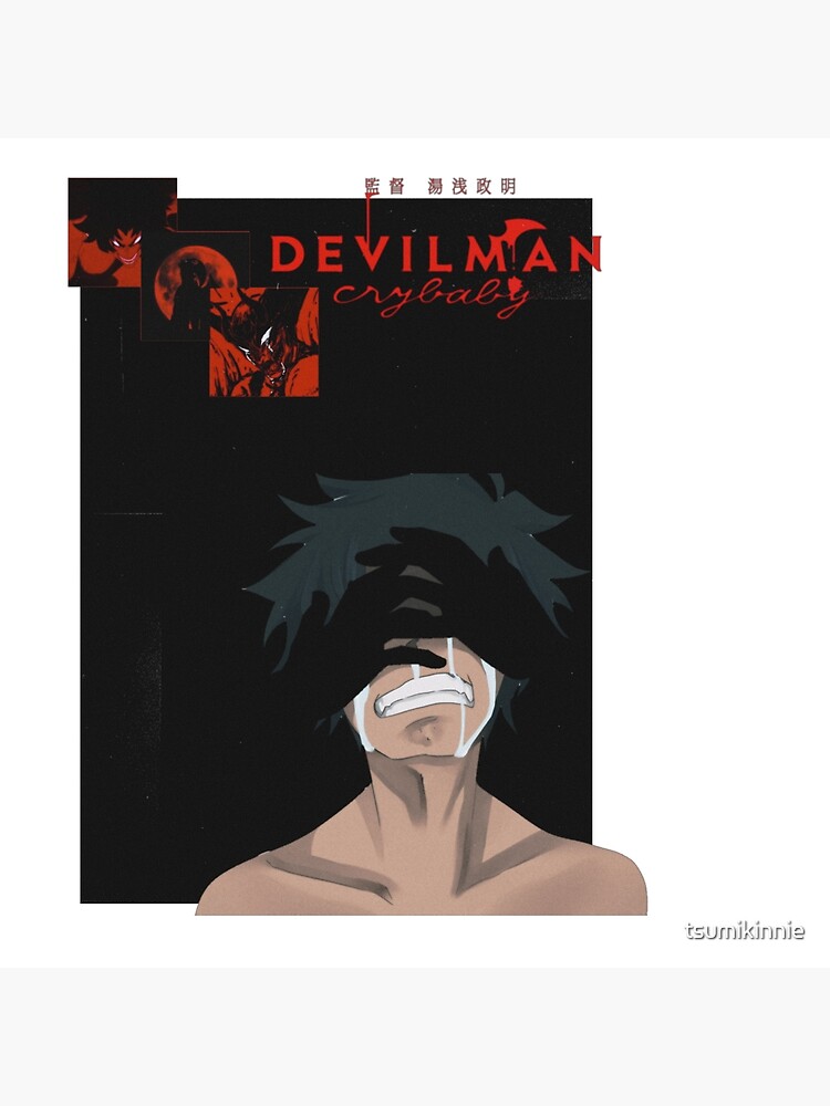 Aesthetic Devilman Crybaby Akira Greeting Card By Tsumikinnie Redbubble