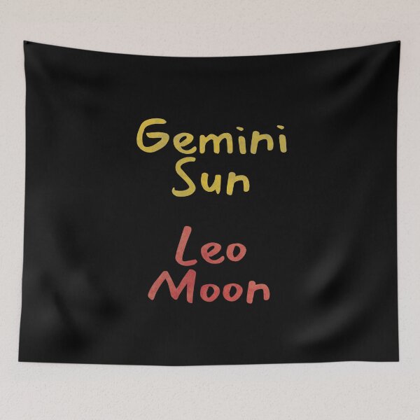 Item preview, Gemini Sun Leo Moon Text designed and sold by leomooncreates.