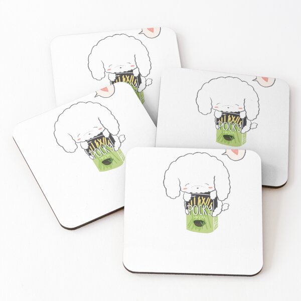 Item preview, bichon with pocky designed and sold by conniethern.