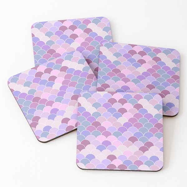Item preview, Fish scales pattern multicolor pink designed and sold by Kamiri.