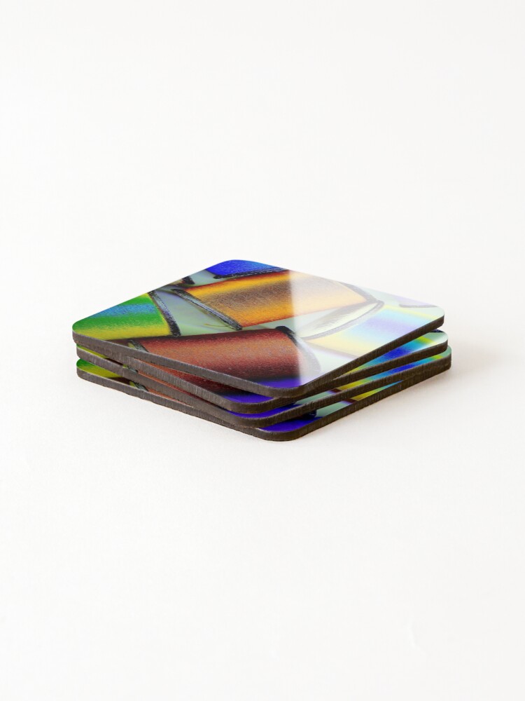 Thumbnail 4 of 5, Coasters (Set of 4), Solarized Thread designed and sold by LRB77.