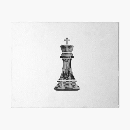 Bobby Fischer King of Chess Art Board Print by LoveGalBlackTan