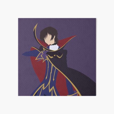Lelouch Lamperouge Code Geass Art Board Print For Sale By K Achraf Redbubble