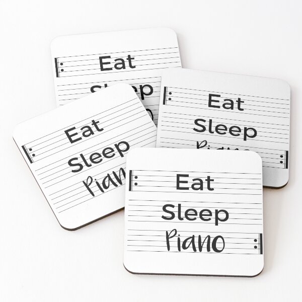 Item preview, Eat Sleep Piano Repeat designed and sold by musicmerch20.