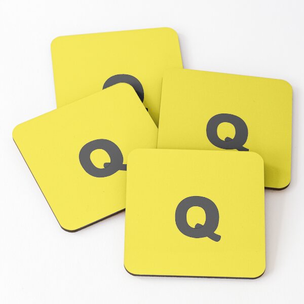 Item preview, letter q black designed and sold by ZiphGames.
