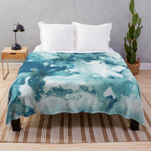 Item preview, Blue Ocean Ink Abstract #1 #minimal #ink #art designed and sold by Anita's & Bella's Art.