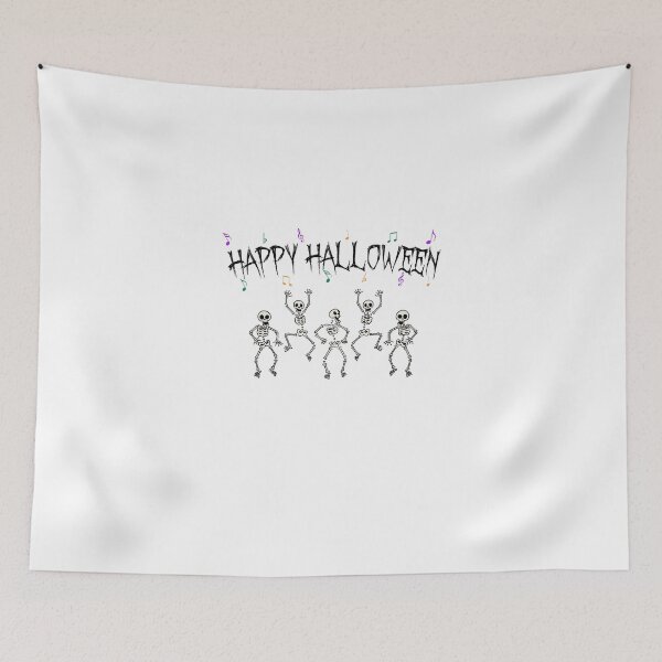 Item preview, Dancing Skeletons illustration for halloween  designed and sold by Amineharoni.