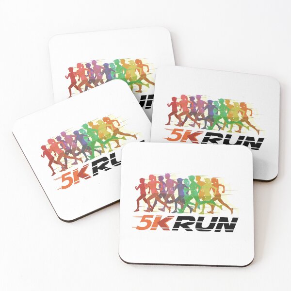 Item preview, 5K Run, With Colorful 5K Runners designed and sold by 4AllTimes.