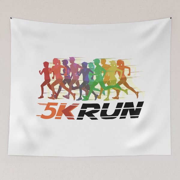 Item preview, 5K Run, With Colorful 5K Runners designed and sold by 4AllTimes.