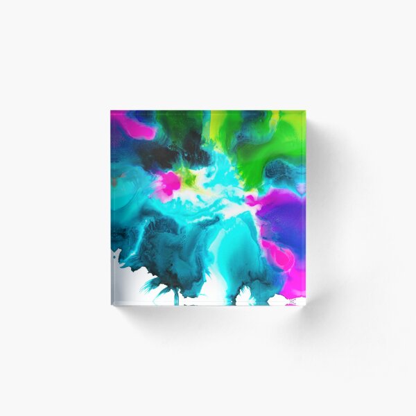 My World Acrylic Block