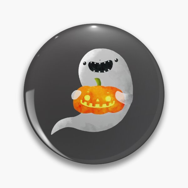 Item preview, Cute Halloween Ghost with Pumpkin designed and sold by MugsMe.