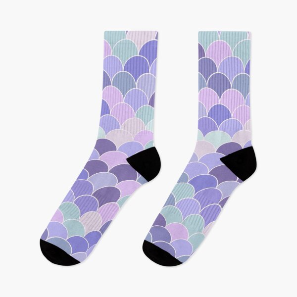 Item preview, Fish scales pattern multicolor violet designed and sold by Kamiri.