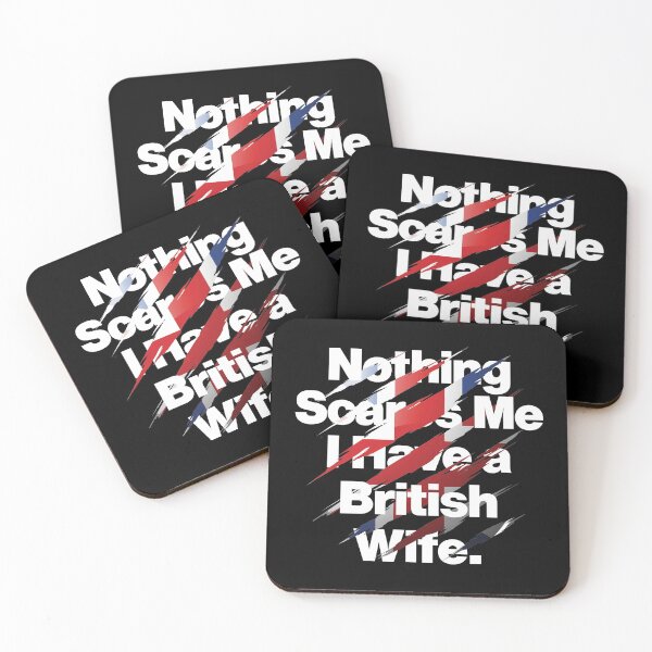 Item preview, Nothing Scares Me I Have a British Wife designed and sold by elhefe.