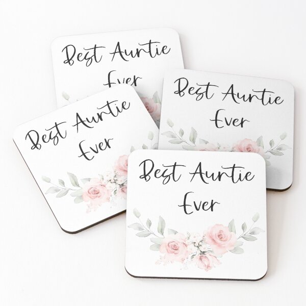 Item preview, Best Auntie Ever. Watercolor Pink Rose Design designed and sold by ramonag1.