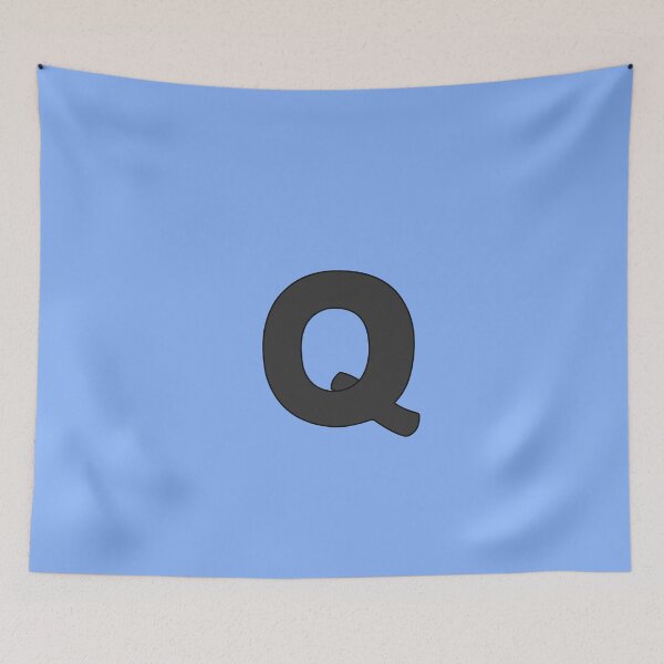 Item preview, letter q black designed and sold by ZiphGames.