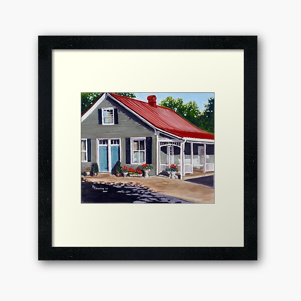 Marie Laporte House - Ste Genevieve Framed Art Print