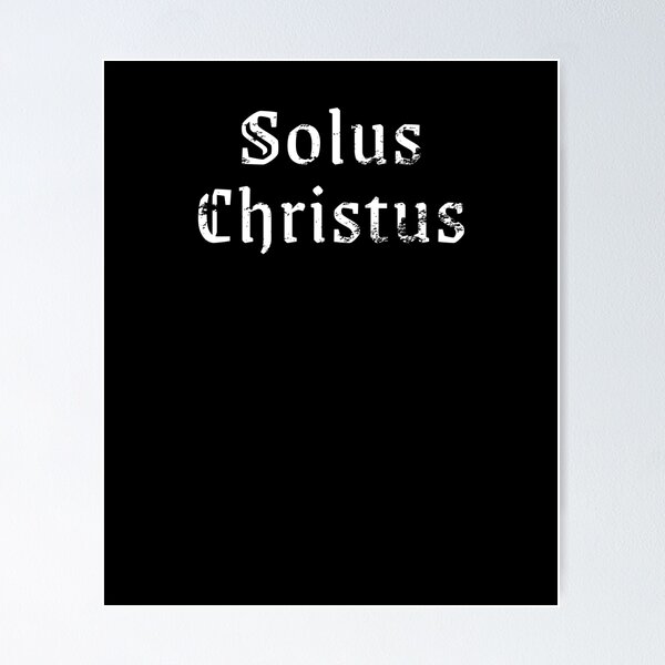 Item preview, Solus christus solo cristo en latín Retro Vintage designed and sold by Jeangel97.
