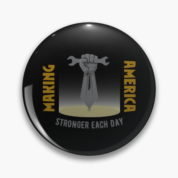 Item preview, Making America stronger each day - Tradesmen Day hand with tools design designed and sold by wingdingr.