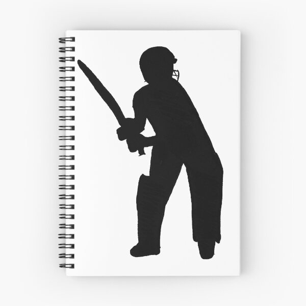 Item preview, Batsman Silhouette I designed and sold by crickettees.