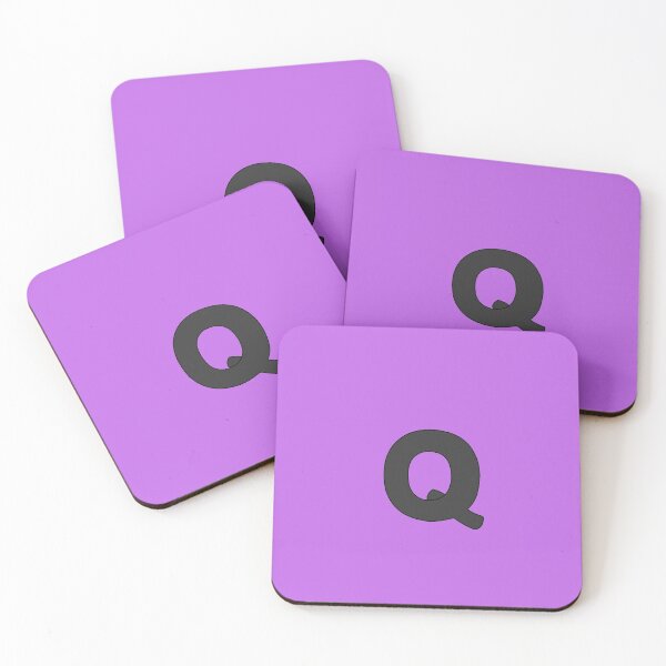 Item preview, letter q black designed and sold by ZiphGames.