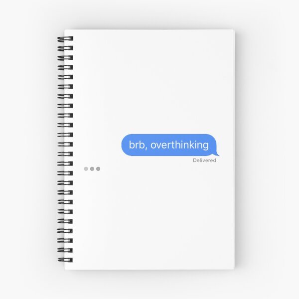 Item preview, brb overthinking designed and sold by kellyschoenborn.