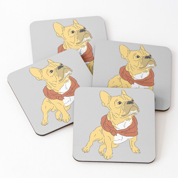 Item preview, French Bulldog with Bandana - Fawn designed and sold by J-Bat.