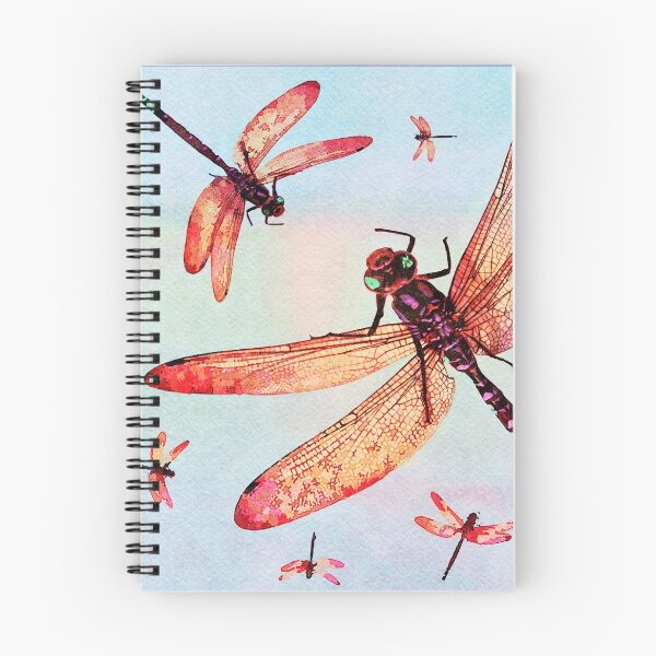 Item preview, Decorative Watercolor Dragonfly Art Painting designed and sold by DebiPhillips.
