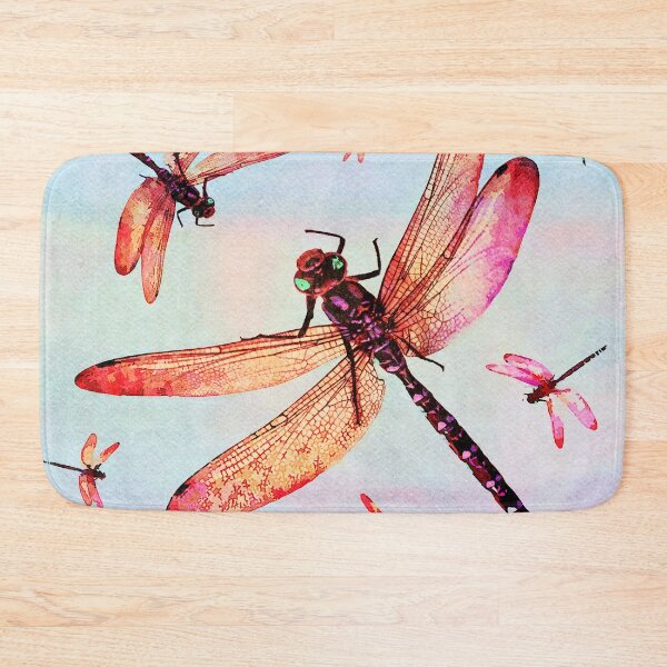 Item preview, Decorative Watercolor Dragonfly Art Painting designed and sold by DebiPhillips.