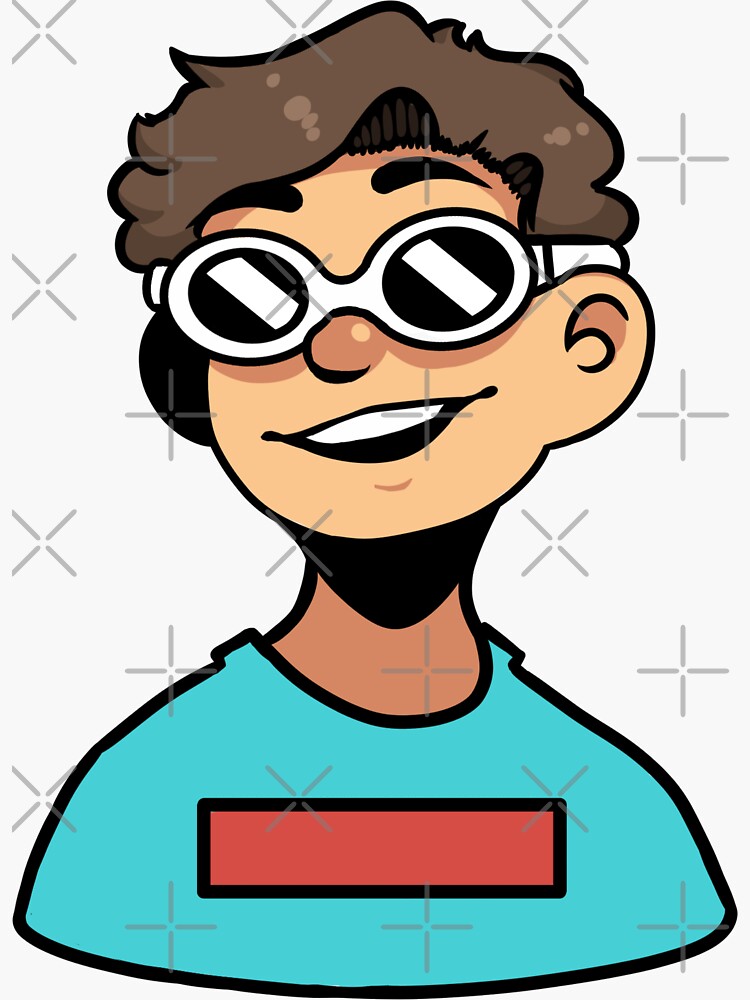 georgenotfound merch stickers