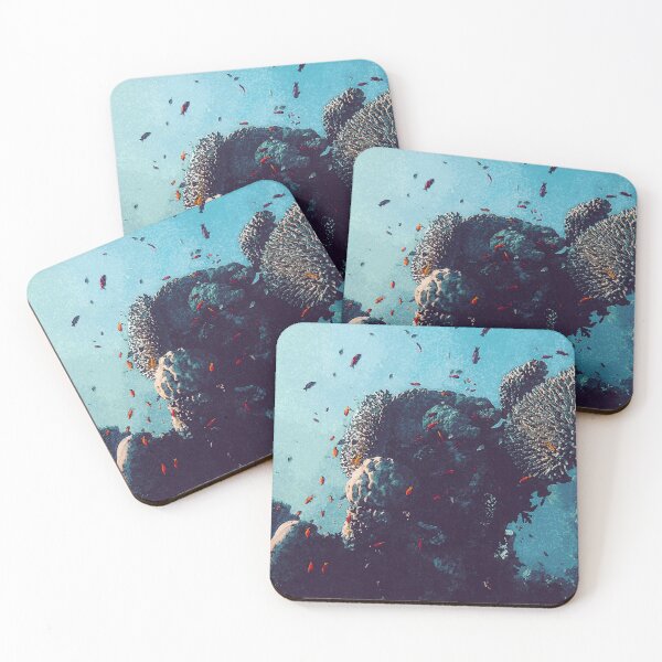 Item preview, Stunning Coral Reef Watercolor Ocean Art Beautiful Earth Edition designed and sold by Naumovski.