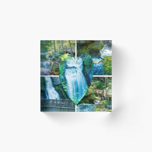Bushkill Pennsylvania Acrylic Block